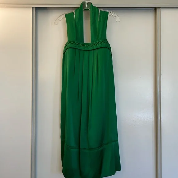Banana Republic | Dresses | Grecian Style Silk Green Dress Size 6 | Poshmark
